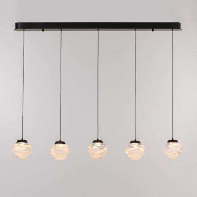 Подвесной светильник Delight Collection Подвесной светильник MD25030003-5B matt black/clear арт. MD25030003-5B matt black/clear