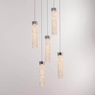 Подвесной светильник Delight Collection Подвесной светильник MD24030028-5A chrome/clear арт. MD24030028-5A chrome/clear