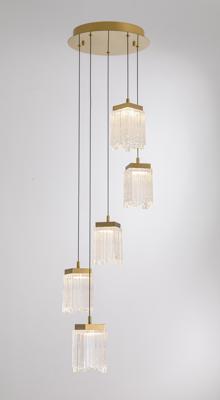 Подвесной светильник Delight Collection Подвесной светильник MD25020403-5A2 Satin gold арт. MD25020403-5A2