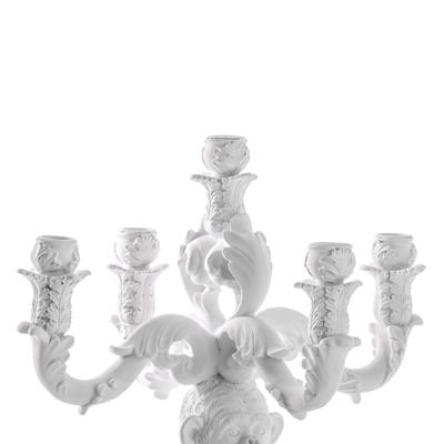 Подсвечник Seletti Канделябр Burlesque Chimp White арт. 14870 BIA