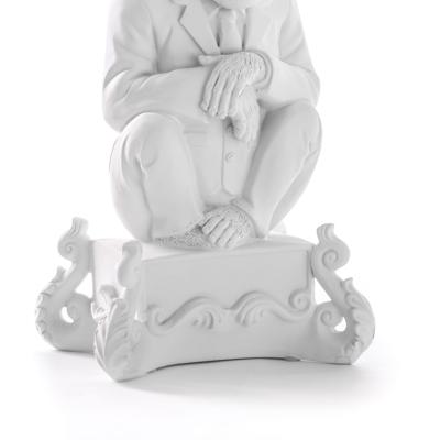 Подсвечник Seletti Канделябр Burlesque Chimp White арт. 14870 BIA