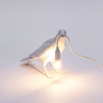 Лампа Seletti Настольная лампа Bird Waiting White арт. 14732