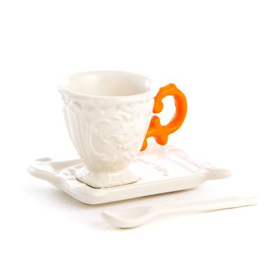 Комплект Seletti Кофейная пара I-Coffee Orange арт. 09859 ARA
