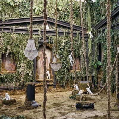 Лампа Seletti Настольная лампа Monkey Lamp Outdoor Sitting арт. 14928