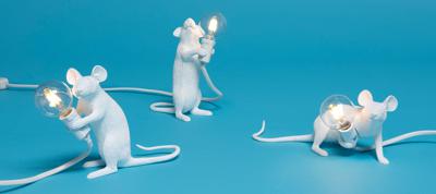 Лампочка Seletti Лампа светодиодная Mouse Lamp E14 арт. 15220L