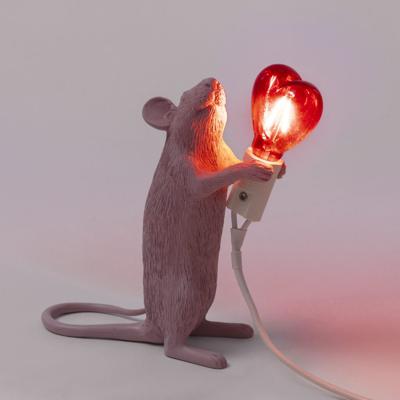 Лампа Seletti Настольная лампа Mouse Lamp Love Edition USB арт. 15220SV