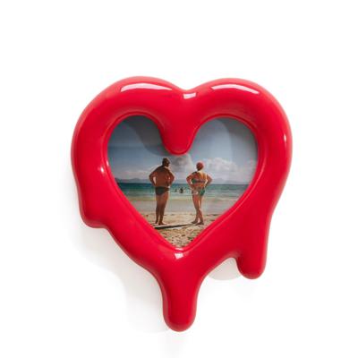 Зеркало Seletti Рамка для фотографий Melted Heart Red арт. 10058