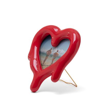 Зеркало Seletti Рамка для фотографий Melted Heart Red арт. 10058