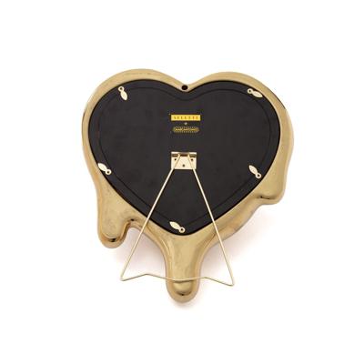 Зеркало Seletti Рамка для фотографий Melted Heart Gold арт. 10059