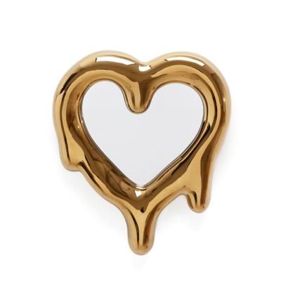 Зеркало Seletti Рамка для фотографий Melted Heart Gold арт. 10059