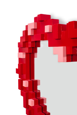Зеркало Seletti Зеркало Pixel Heart арт. 17055