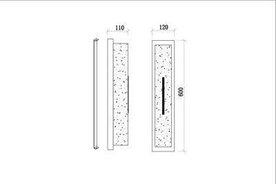 Бра Garda Decor 62GDW-92356 Бра 12*h.60 см арт. 62GDW-92356
