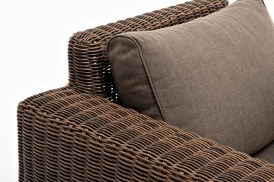 Кресло 4SIS "Боно" кресло из искусственного ротанга, цвет коричневый арт. YH-C1515W brown