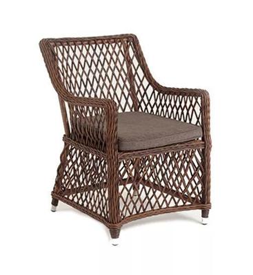 Стул 4SIS "Латте" плетеное кресло из искусственного ротанга, цвет коричневый арт. YH-C1619W-2 brown