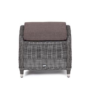 Аксессуар 4SIS "Толедо" пуф плетеный, цвет графит арт. YH-S4543W-2 graphite