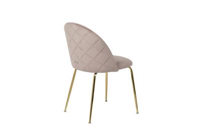 Мебель Garda Decor 30C-301-1G BG Стул велюр бежевый, мет.ножки 50*53*77см арт. 30C-301-1G BG