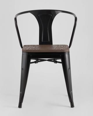 Стул Stool Group Стул TOLIX ARM WOOD с подлокотниками черный арт. УТ000001862