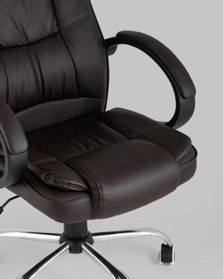 Кресло руководителя TopChairs Кресло руководителя TopChairs Atlant коричневое арт. УТ000005406