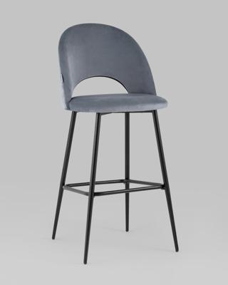 Стул барный Stool Group Стул барный Меган велюр серый арт. УТ000025288
