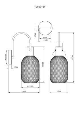 Бра Moderli Бра Moderli V2800-1W Alina арт. УТ000023956