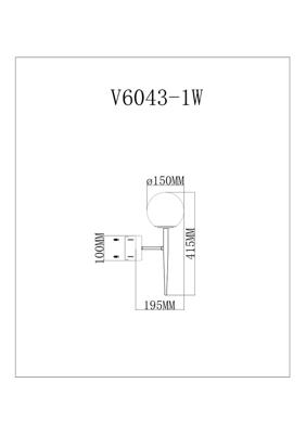 Бра Moderli Бра Moderli V6043-1W Scrumbel арт. УТ000026093