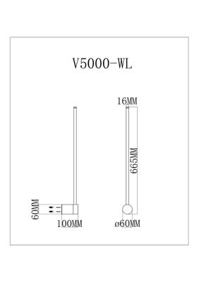Бра Moderli Настенный светодиодный светильник Moderli V5000-WL Ricco арт. УТ000026051