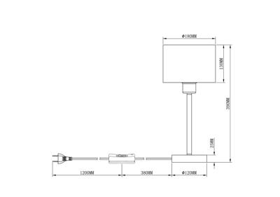 Лампа Moderli Настольная лампа Moderli V2732-1T Room арт. УТ000023942