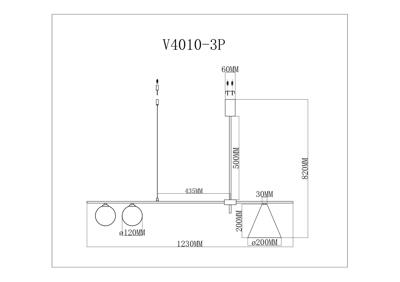 Подвесной светильник Moderli Подвесной светильник Moderli V4010-3P Holly арт. УТ000026026