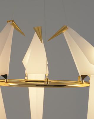 Подвесной светильник Moderli Подвесной светодиодный светильник Moderli V3071-3PL origami Birds 3*LED*6W арт. УТ000024012