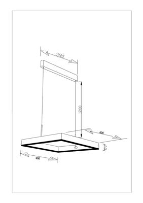 Подвесной светильник Moderli Светодиодный подвесной светильник Moderli V2452-PL Straight арт. УТ000017302