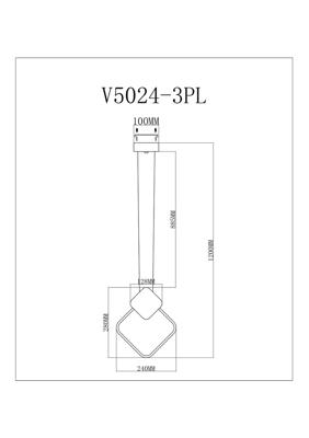 Подвесной светильник Moderli Светодиодный подвесной светильник Moderli V5024-3PL Store арт. УТ000026062