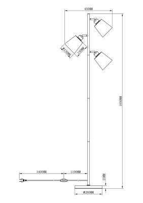Торшер Moderli Торшер Moderli V3050-3F Floor арт. УТ000024003