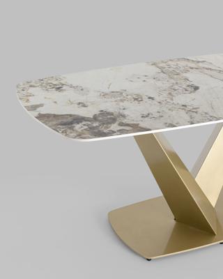 Стол Stool Group Стол обеденный Аврора 180*90 керамика светлая арт. УТ000034890