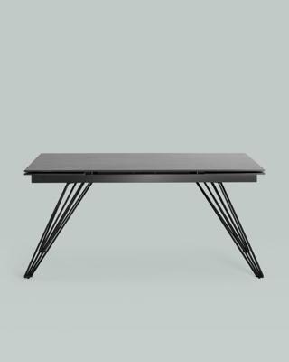 Стол Stool Group Стол обеденный Пандора раскладной 160-240*90 керамика темная арт. УТ000034891
