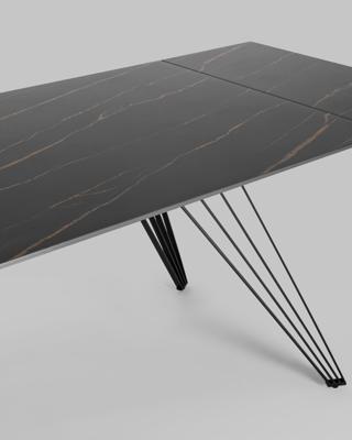 Стол Stool Group Стол обеденный Пандора раскладной 160-240*90 керамика темная арт. УТ000034891