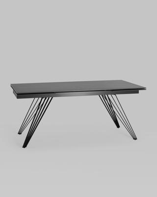 Стол Stool Group Стол обеденный Пандора раскладной 180-280*90 керамика темная арт. УТ000034892