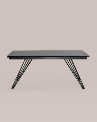 Стол Stool Group Стол обеденный Пандора раскладной 180-280*90 керамика темная арт. УТ000034892