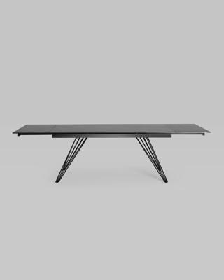 Стол Stool Group Стол обеденный Пандора раскладной 180-280*90 керамика темная арт. УТ000034892