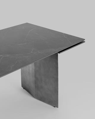 Стол Stool Group Стол обеденный Селин раскладной 160-240*90 керамика темная арт. УТ000034953
