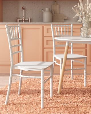 Стул Stool Group Стул Chiavari (Кьявари) пластик белый арт. УТ000025493