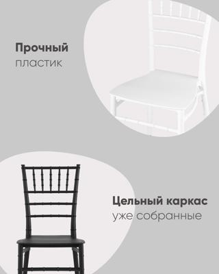 Стул Stool Group Стул Chiavari (Кьявари) пластик белый арт. УТ000025493