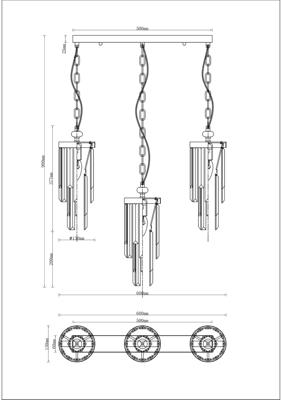 Подвесной светильник Moderli Подвесной светильник Moderli V10040-3P Stiland арт. УТ000034701