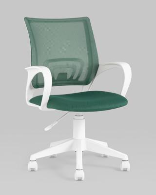 Офисное кресло TopChairs Кресло офисное TopChairs ST-BASIC-W зеленый крестовина пластик белый арт. УТ000035495