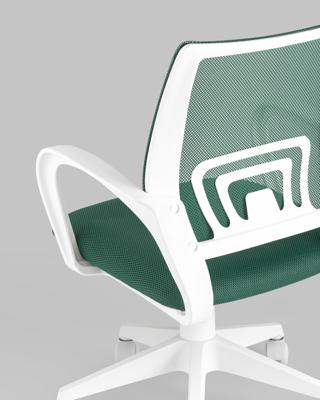 Офисное кресло TopChairs Кресло офисное TopChairs ST-BASIC-W зеленый крестовина пластик белый арт. УТ000035495