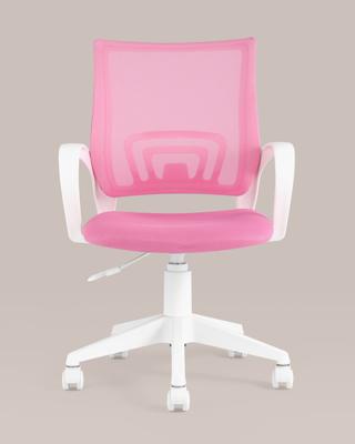 Офисное кресло TopChairs Кресло офисное TopChairs ST-BASIC-W розовый крестовина пластик белый арт. УТ000035494