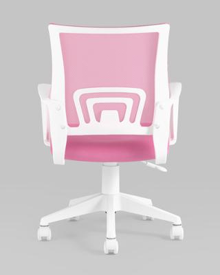 Офисное кресло TopChairs Кресло офисное TopChairs ST-BASIC-W розовый крестовина пластик белый арт. УТ000035494