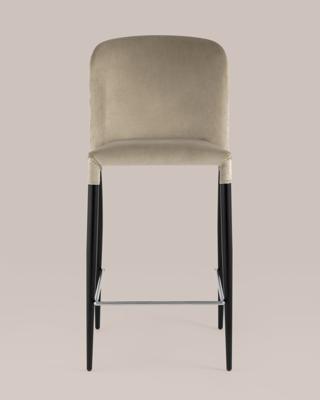Стул полубарный Stool Group Стул полубарный Лори велюр бежевый арт. УТ000035315