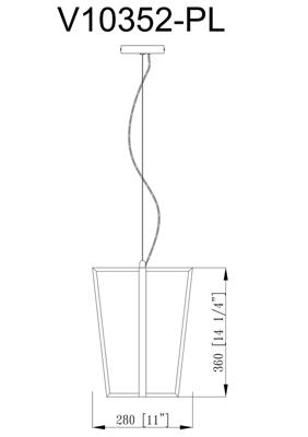 Подвесной светильник Moderli Светильник подвесной Moderli V10352-PL Grape арт. УТ000034931
