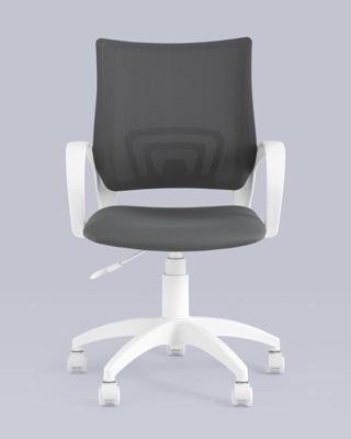 Офисное кресло Stool Group Кресло офисное Topchairs ST-BASIC-W серая ткань крестовина белый пластик арт. УТ000036061