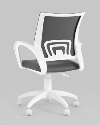 Офисное кресло Stool Group Кресло офисное Topchairs ST-BASIC-W серая ткань крестовина белый пластик арт. УТ000036061
